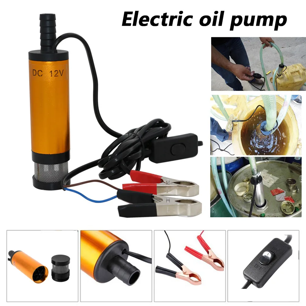 

12 Volt Electric Underwater Vehicle Pump, Diesel Oil Transfer Underwater Pump and Oil Pump Drive Pump