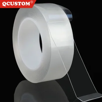 

Home Improvement Multifunctional Bathroom Gadget Adhesive-Tape Glue Nano-Free Double-Side Washable Traceless Tape Set 1/2/3/5m