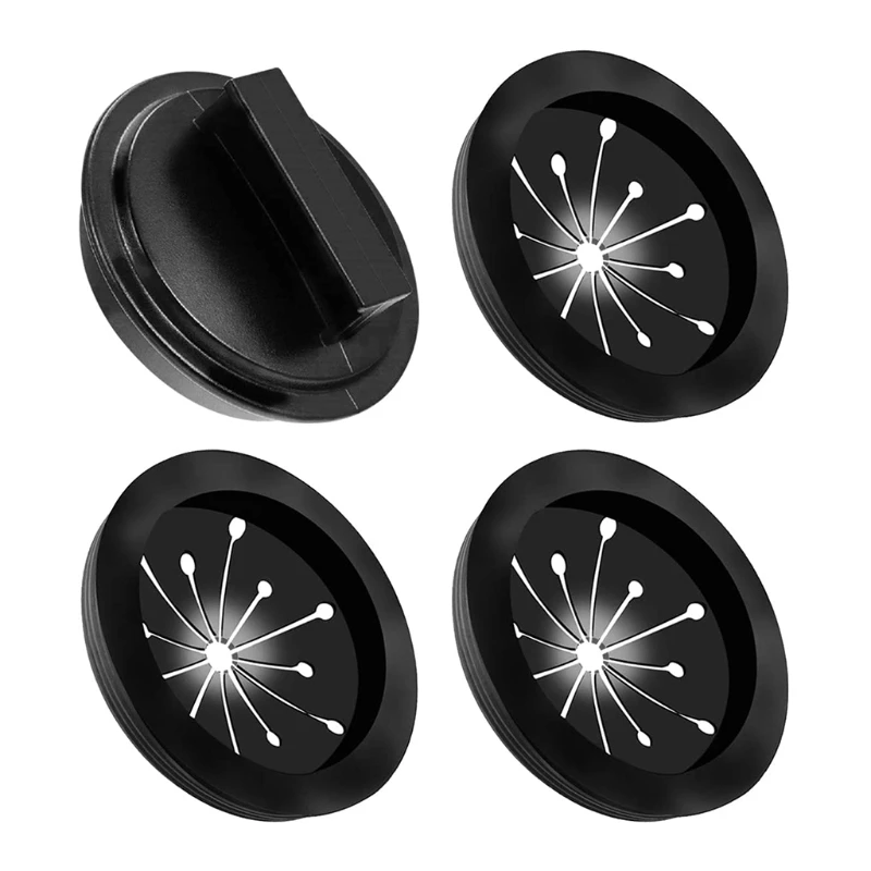 4 Pack/set Spatter Proof Abs Plastic Kitchen Garbage Disposal Drain