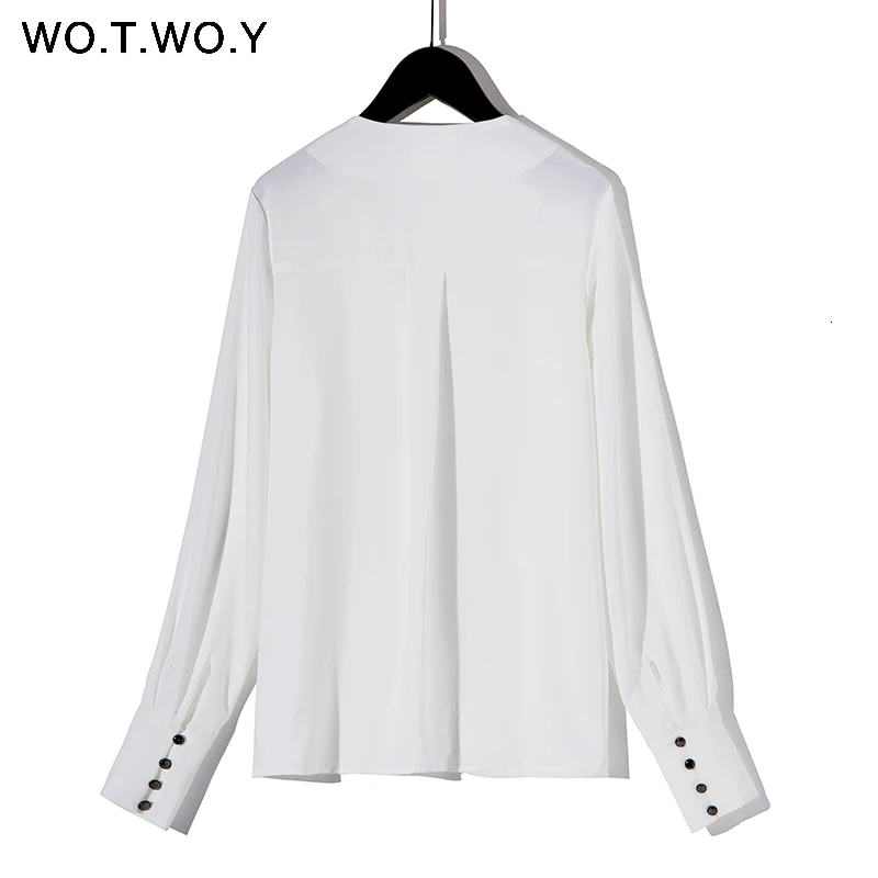 White Blouse Shirt Women