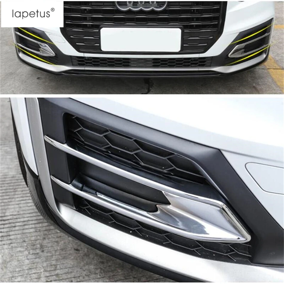 Аксессуары Lapetus подходят для Audi Q2 передние противотуманные фары противотуманная фара веко Накладка бампера молдинг крышка комплект отделка
