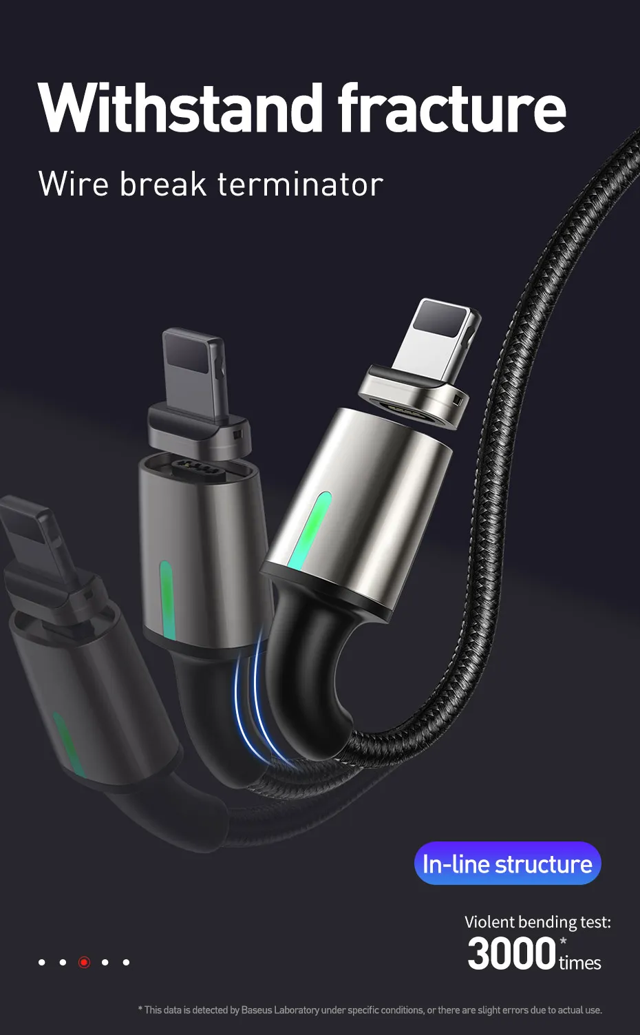 Магнитный Micro USB кабель Baseus для быстрой зарядки iPhone samsung, Магнитный зарядный адаптер usb type C, кабели для мобильных телефонов