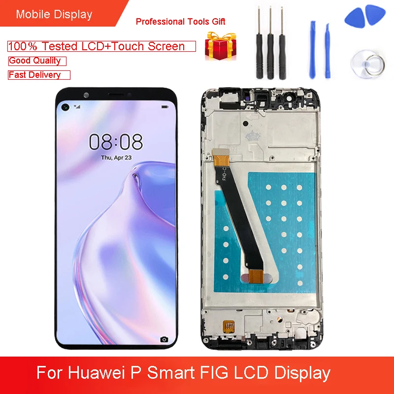 ЖК дисплей 5 65 дюймов с сенсорным экраном и рамкой для Huawei P Smart FIG LA1 LX1 L21 L22|Экраны