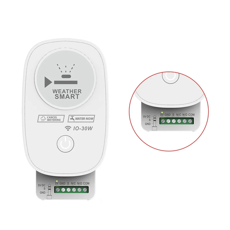 WiFi TUYA контроллер умный водный газ ручка Клапан контроллер для дома и наружного орошения ЕС вилка