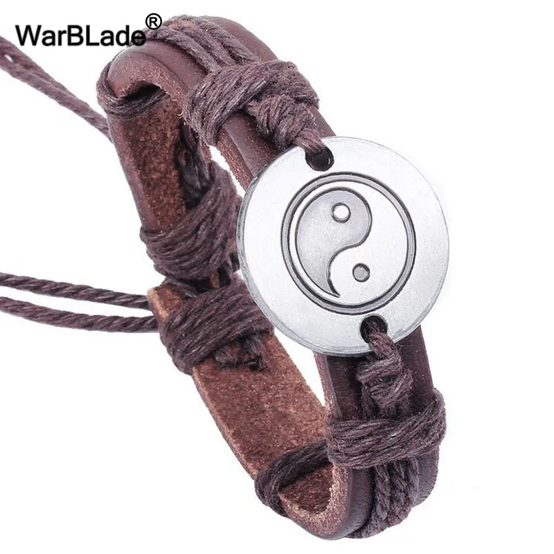 13 WarBLade Leather Metal Maple Jamaica Unisex Men's& Lady's Love Fashion For Women Bracelet Bangle Lucky Leaf Men 10pcs - Окраска металла: 13