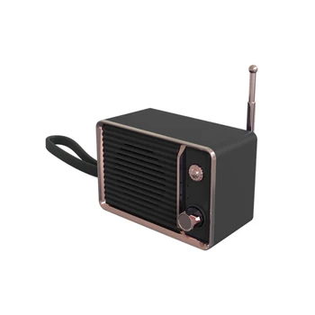 

DW01 Rechargeable Mini Retro Mobile Phone Cute Heavy Bass 3D Surround Wireless HIFI USB Bluetooth Speaker Travel Portable Stereo