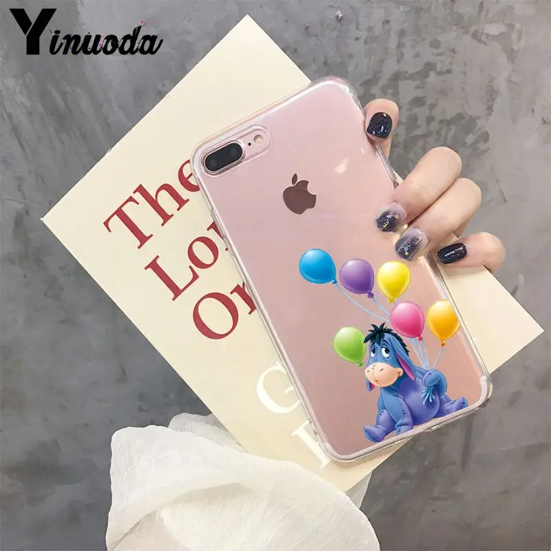 Yinuoda мультяшный персонаж eeyore Модный чехол для телефона Apple iPhone 8 7 6 6S Plus X XS max 5 5S SE XR чехол