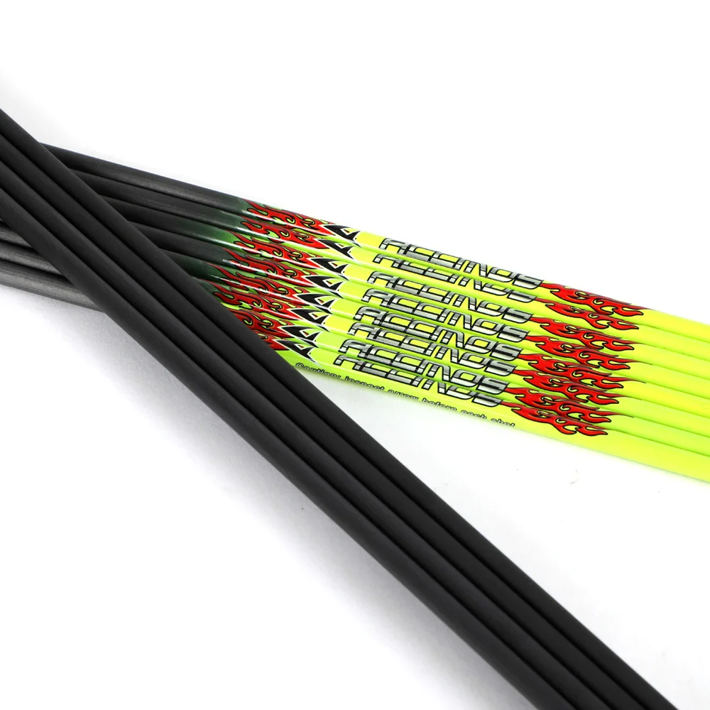 Новинка 2019 31 дюймовая стрела Spine 600 / 700 800 /900 из чистого углеродного волокна