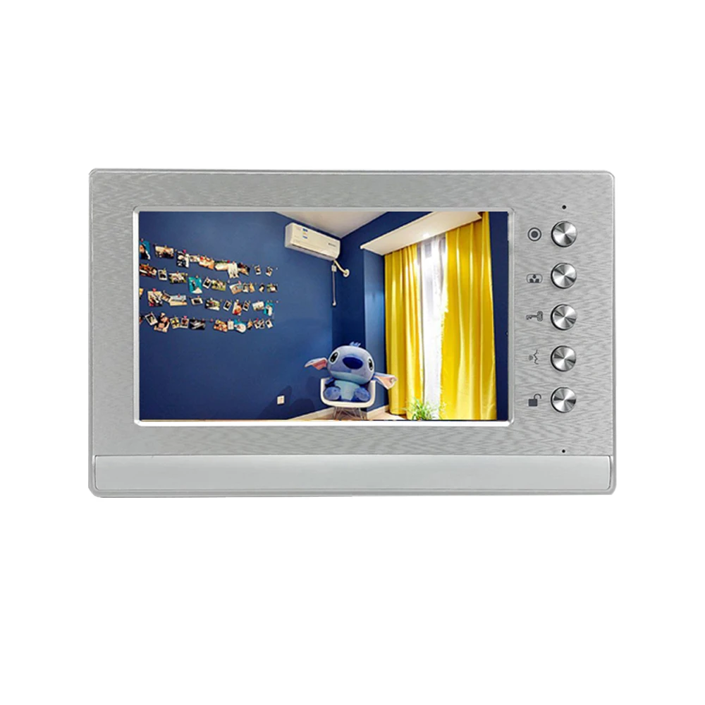 Dragonsview 7 Inch Video Door Phone Intercom System Indoor Monitor Talk Unlock door phone intercom Door Intercom Systems