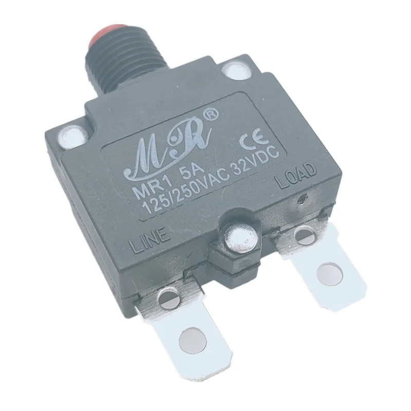 5A 3 шт./лот MR1 5A 10A 15A 20A 25A автомат защити цепи переключатель защиты от перегрузки предохранитель перегрузки по току ST-1 сбросить страхование WP-01 - Цвет: 5A