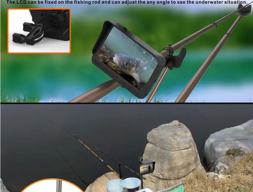WILDGAMEPLUS X2B X3 Подводные рыбные камеры 600TVL 4,3 дюймов рыболовные камеры видео Rceording рыболокаторы камеры