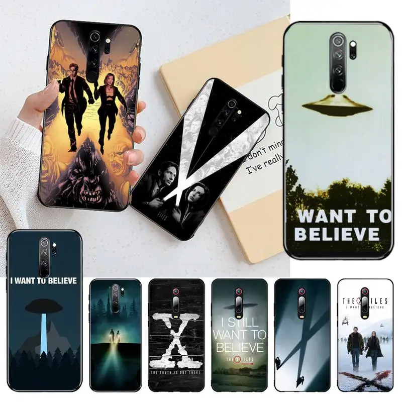 Cutewanan The X Files I Want To Believe Cover Black Soft Shell Phone Case For Redmi 8a Note 9 8 8t 7 6 6a 5 Go Pro Redmi 9 K Phone Case Covers Aliexpress