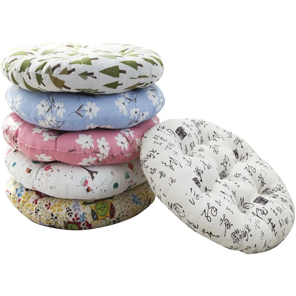 

Rough Cloth Round Cotton And Linen Cushion Round Meditating Chair Cushion Japanese Futon Mat