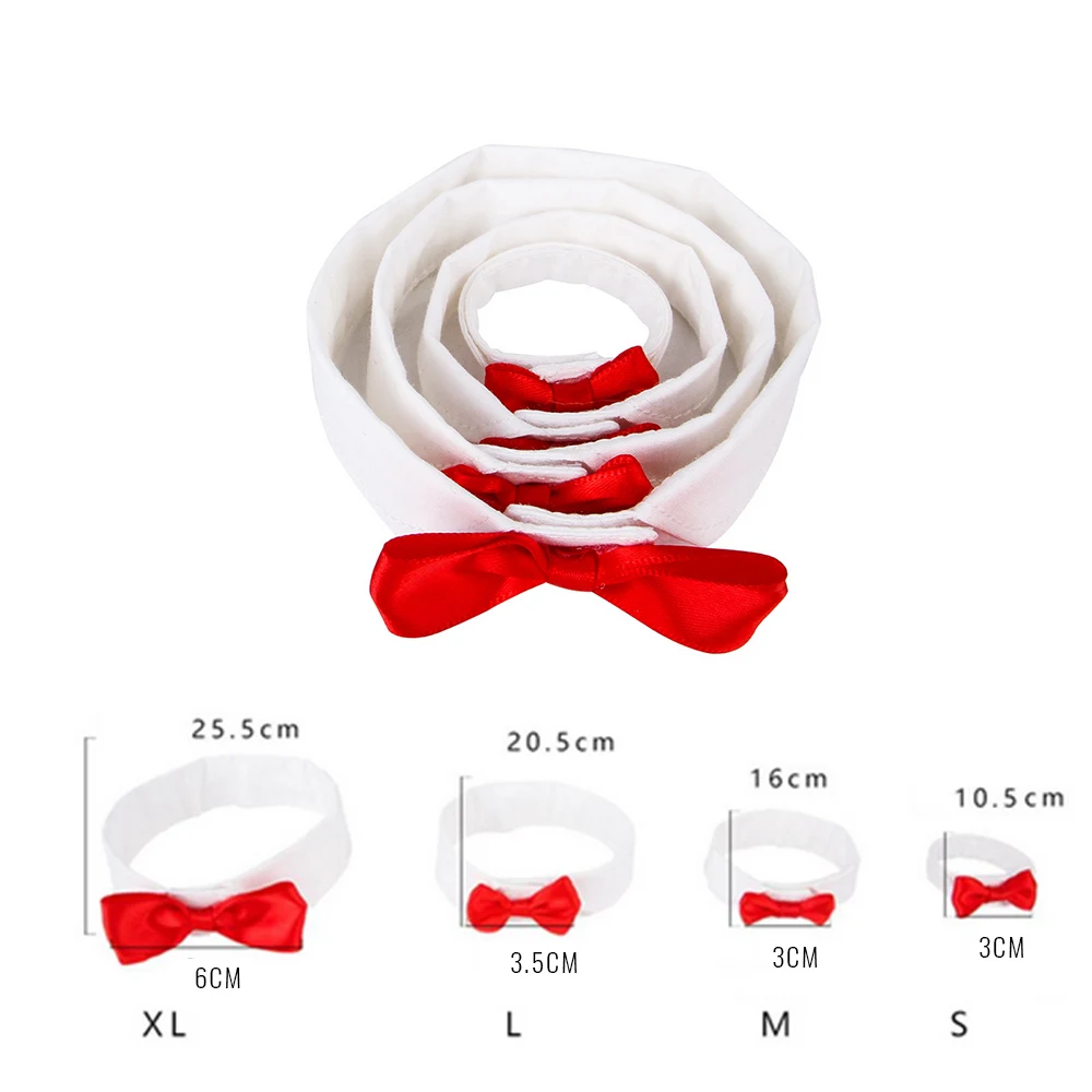 Adjustable Pet Parrot Collar Pet Neck Tie Bird Parrot Bowknot Tie Pet Bow Ties Pet Supplies Christmas Decoration
