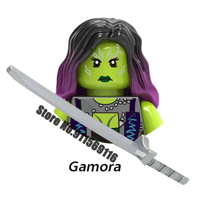 DISNEY Super Heroes Nebula Deadpools Building Blocks Gamora Groot Yondu Doctor Octopus Scream Venoms Bricks Action Figures Toys K-X1310