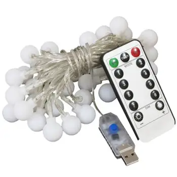 

10M 100LEDs 8 Functions Hoilday Lighting USB String Light with Remote Control