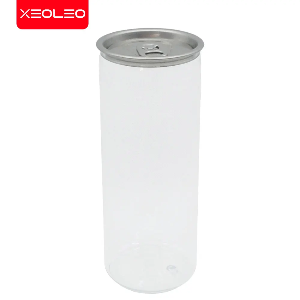 Boba tea Aluminum Bottle PET bottle 330ml for Coffee/Bubble tea/Milk tea 200pcs/carton Bubble cans with lid together