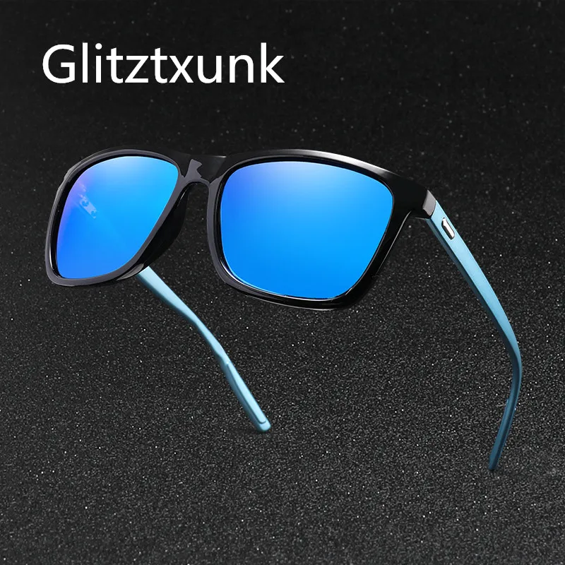 Мужские классические солнцезащитные очки Glitztxunk черные поляризационные