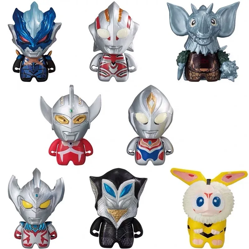 Оригинальный набор Капсул гачапон Bandai Ultraman Mini Figur|Игровые фигурки и трансформеры|