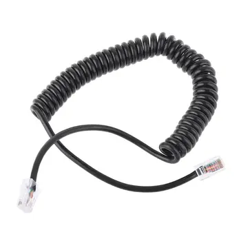 

8Pin RJ45 to RI45 Speaker Mic Cable Line for ICOM HM-98 HM-133 HM-133V HM-133S Car Ridao Accessories