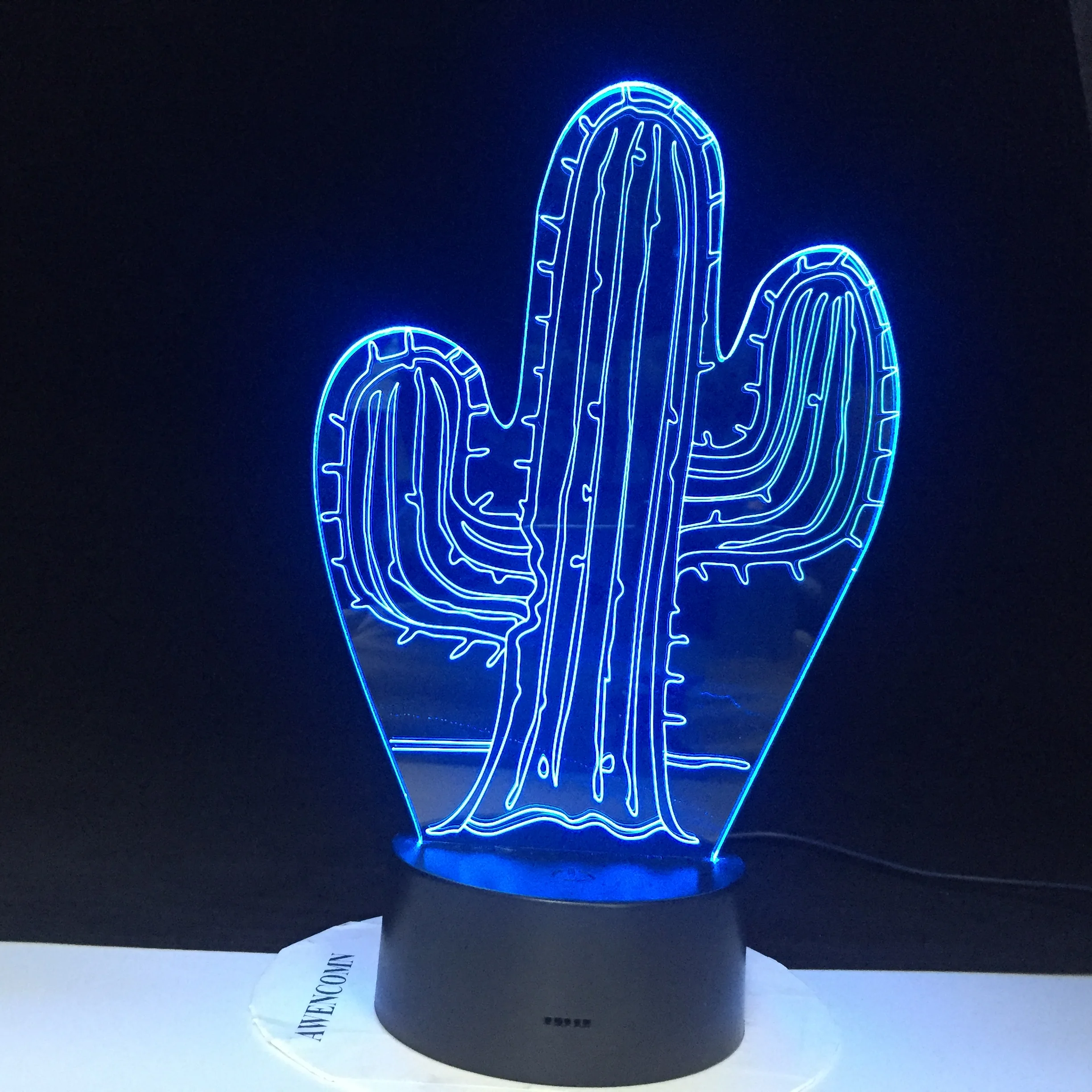 Светодиодный ночник Cactuar Final Fantasy ночник для Декор для детской комнаты свет для мальчиков лучший подарок кактус 3d светодиодный ночник 4313
