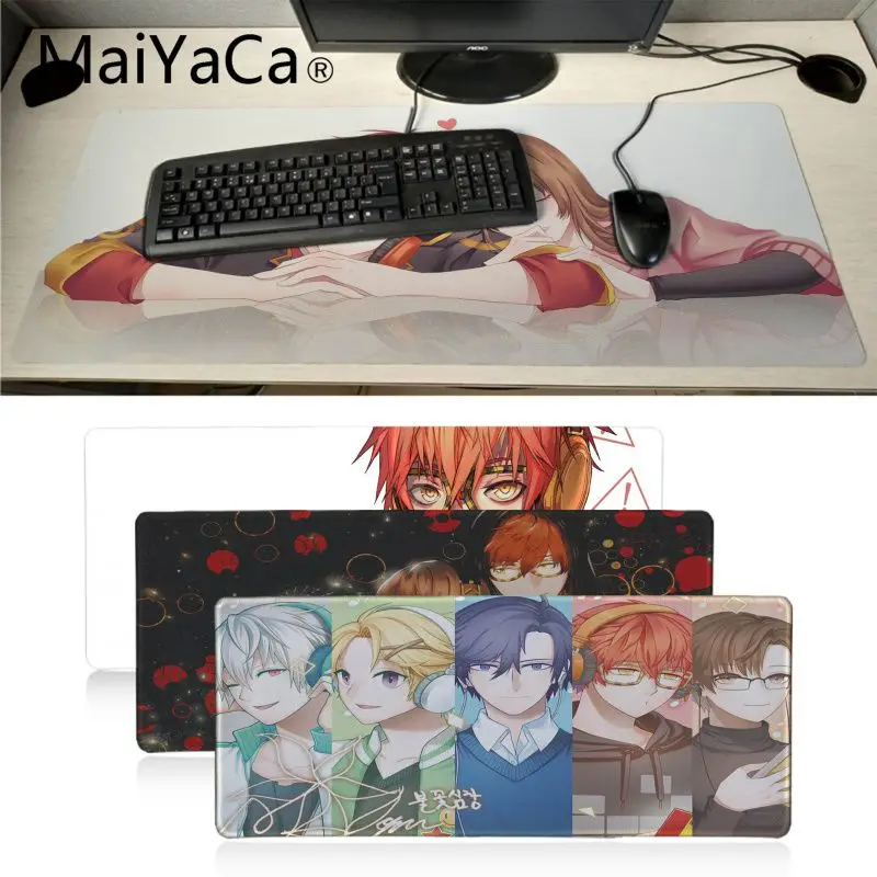 

MaiYaCa 707 Mystic Messenger anime Office Mice Gamer Mouse Pad Gaming Mouse Pad Large Deak Mat 700x300mm for overwatch/cs go