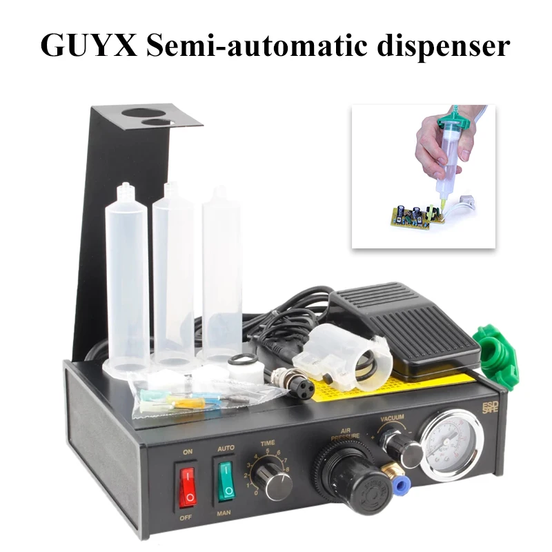 

Gluing Machine Semi Automatic Gluing Machine UV Silica Gel AB Glue Controller By982 Epoxy Resin Gluing Machine Precision Glue