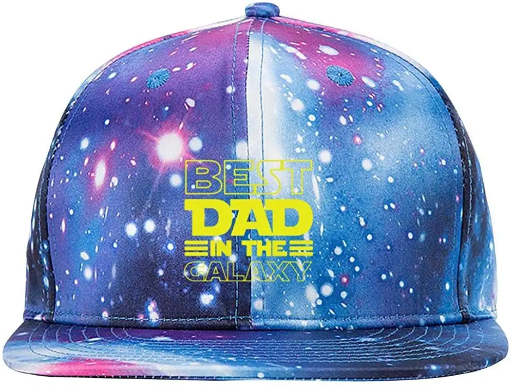 Лучшие бейсбольные кепки для папы в Галактике с изображением звездного неба, унисекс, Регулируемая Кепка для папы с изображением галактики синего цвета