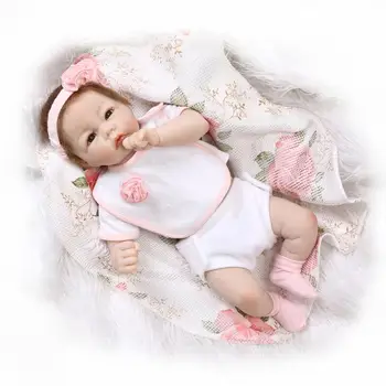 

NPK 50cm Soft Cloth Body Baby Dolls Reborn Toddler Newborn Original Alive Baby Doll Realistic Real Touch Baby Doll Toys Dolls
