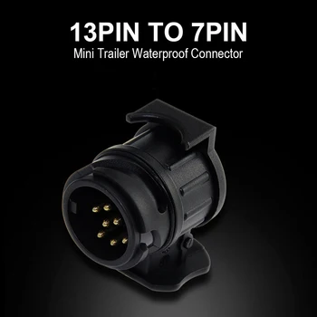 

13PIN to 7PIN Waterproof trailer connector European style adapter for mini-trailer