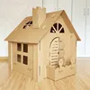 [Funny] Kids Tent DIY Graffiti drawing Paper castle tent Paper palace Children Indoor Outdoor game tent Room House baby gift 1