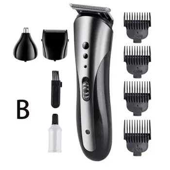 

3 In 1 Electric Clipper Razor Beard Shaver Nose Hair Trimmer Limit Comb Grooming 667D