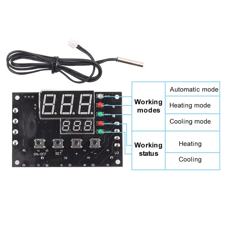 Xh-W1504 Tec полупроводниковый охладитель термостат автоматический постоянный контроль температуры контроллер бит модуль управления