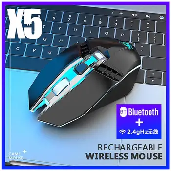 

Wireless Computer Mouse High-quality 2400DPI USB Optical 2.4G Receiver LED Light Mouse Computer Peripherals for Laptop