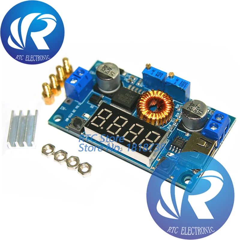 10 teile/los DC-DC 5A Digital LED Stick Lithum Batterie Ladegerät Modul CC/CV USB Step Down Buck Converter Mit voltmeter Amperemeter 10 teile/los DC-DC 5A Digital LED Stick Lithum Batterie Ladegerät Modul CC/CV USB Step Down Buck Converter Mit voltmeter Amperemeter