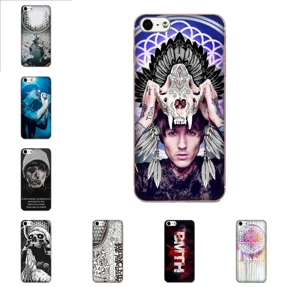 Bmth Skull Head Bring Me The Horizon TPU Чехлы для Samsung Galaxy Note 5 8 9 S3 S4 S5 S6 S7 S8 S9 S10 mini Edge Plus Lite |