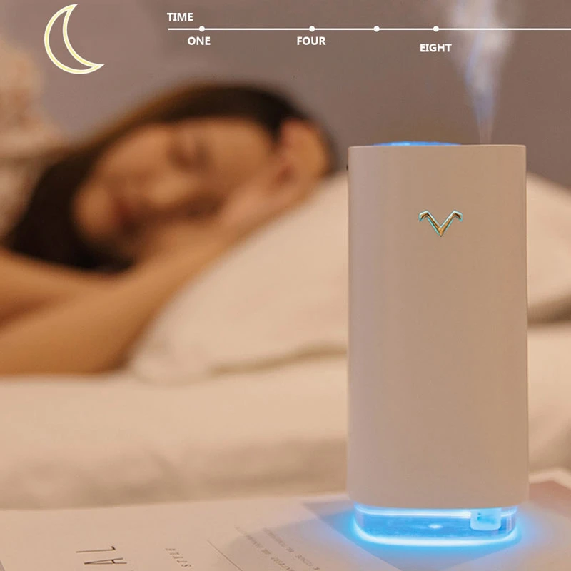 Projector Air Humidifier 320ML Ultrasonic Humidifier USB Aroma Oil Diffuser with Romantic Star Sky Moon Projection Night Light