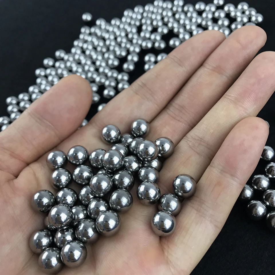 Easytoday 100pcs Projectile 9mm Steel Balls Bow Professional Slingshot Ammo Outdoor Slingshot Bullets Hunting Bow Accessories (8)