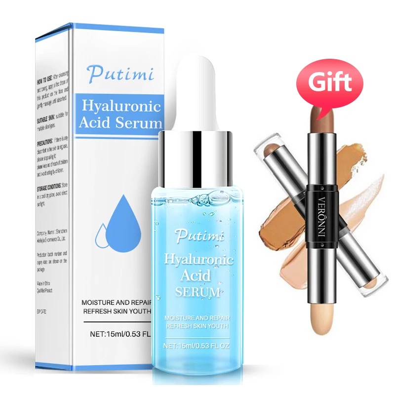 

Anti Wrinkle Hyaluronic Acid Face Serum Whitening Essence Repair Fine Lines Face Cream Moisturizing Oil Control Shrink Pores
