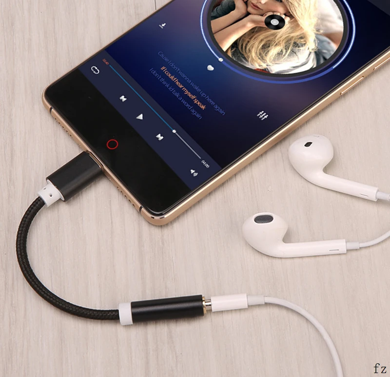 100 шт. type-C кабель адаптер usb type C к Aux Jack адаптер USB C к 3,5 мм кабель для наушников адаптер для смартфонов