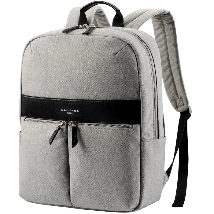Рюкзаки для ноутбука для девочек-подростков 15 15,6 дюймов, сумки для ноутбуков, рюкзаки для ноутбуков, водонепроницаемый рюкзак, портфель для подростков - Цвет: Серый