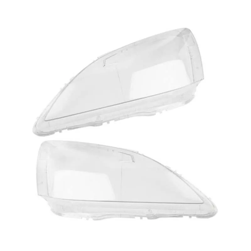2Pcs Car Clear Headlight Lens Cover Replacement Head Light Lamp Cover