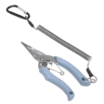 

Multifunctional Fishing Clip Stainless Steel Fish Plier Fishing Clamp Line Cotter Hook Remover Portable Carp Fishing Accessories
