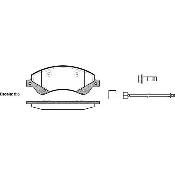 Disc pads. \ Ford Transit/Tourneo Connect 2.2TDCi 06 REM | Автомобили и - Цена: 