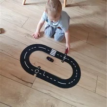 DIY PVC Puzzles Track Play Set Road Car Track Baby Puzzle Game Mat Floor Carpet Educational Learning Toys Nordic Kids Room Decor