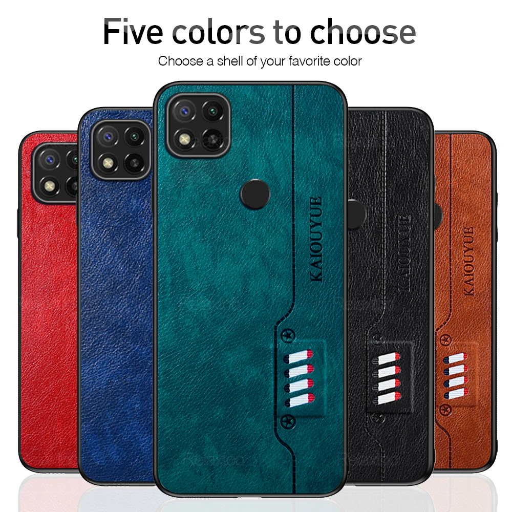 Кожаный чехол для телефона redmi 9c чехлы xiaomi 9a 9 a c a9 c9 redmi9c силиконовая