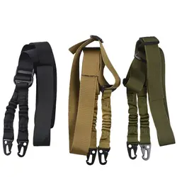 Outdoor Military Fans Multifunctional Two-point Task Rope CS Tactical Strap Hanging Belt Messenger Nylon Gun Rope