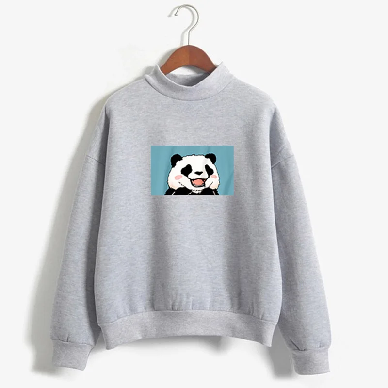Милая толстовка с цветами панды унисекс Толстовка в стиле Harajuku Kawaii Толстовка с принтом
