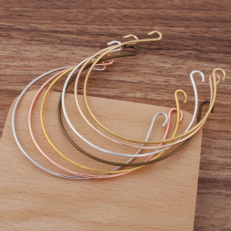 10 шт. металлические заготовки для браслета 75x1 5 мм|hook connector|bracelet basemetal wire bracelet |