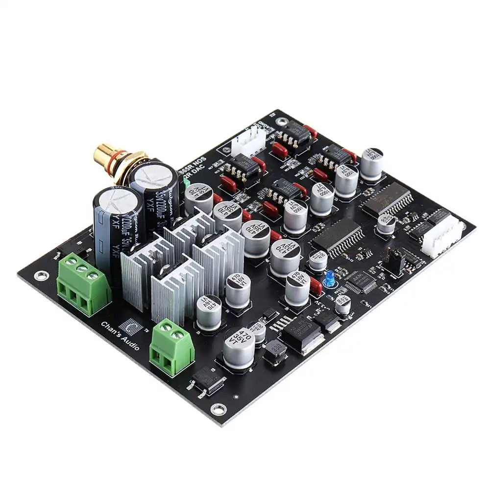 AK4118 Dual Parallel R2R Decoder board Vinyl Style Decoding DAC Coaxial Input Support 24bit 192K H001